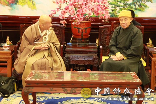 03 演觉副会长与则竹秀南长老亲切交谈.JPG